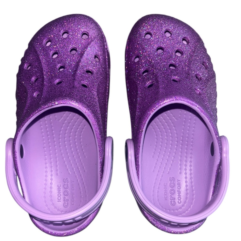 CROCS Kids' Sparkly Purple
